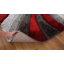 Tapis rouge à motif géométrique Koo-969666575