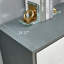 Grey + White Aluminum Shoe Storage