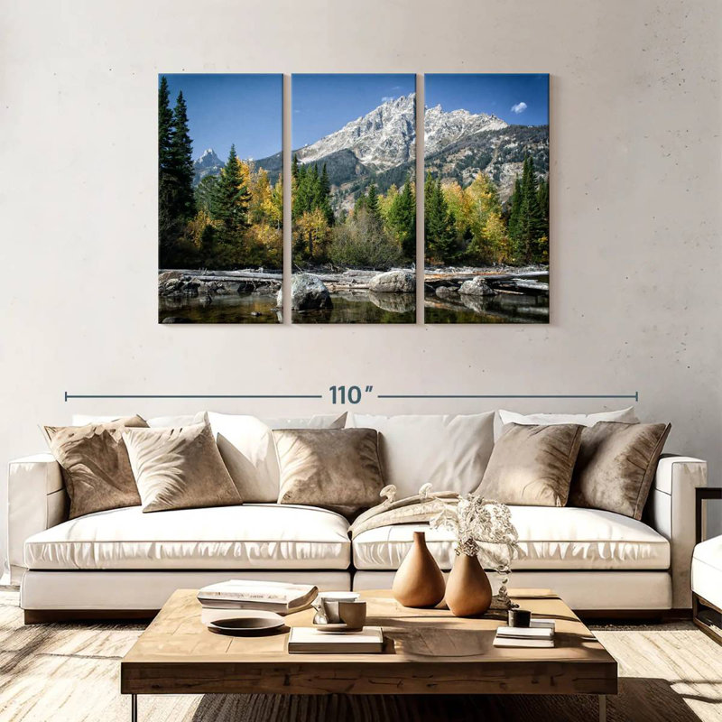 Alvord Teton Mountainscape, 48" H x 74" W
