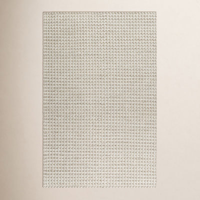 Auria Hand-Woven Chevron Silver Rug