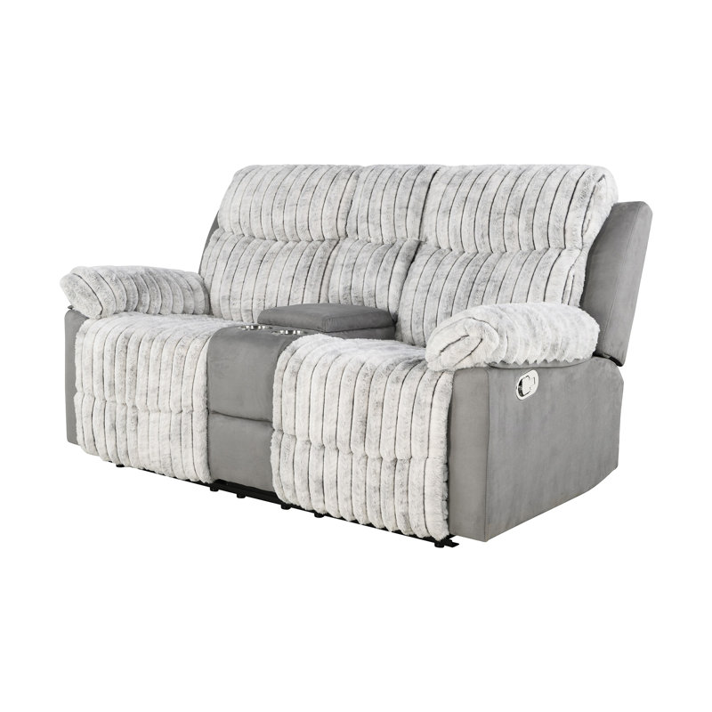 Causeuse inclinable grise, Gris