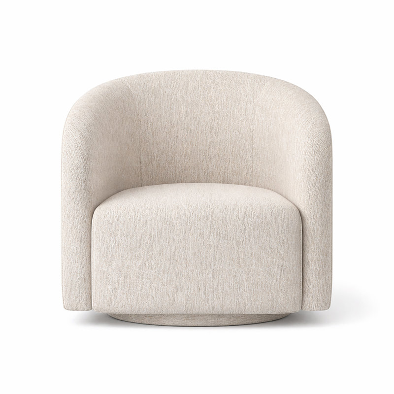 Chaise d'appoint Stella - Boucle performance crème, Cream Performance Boucle