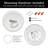 12" LED Flush Mount Ceiling Light – Dimmable, Slim Ceiling Light - Energy Efficient LED Light - Multi-Purpose Easy-Install Light Fixture-1679820408