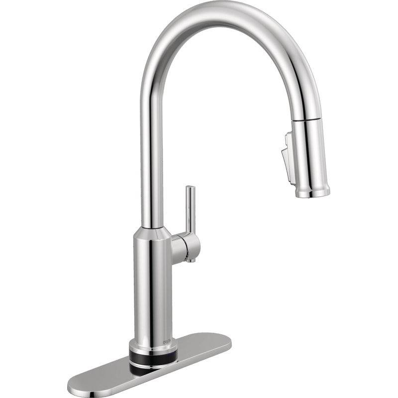 Touch2O Technology Kitchen Faucet with Touchless Technology, Lumicoat Chrome