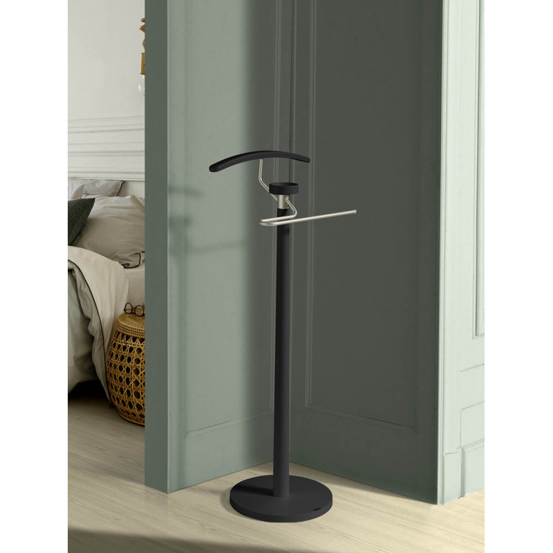 Freestanding Valet Stand, Black