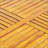 Outdoor Acacia Wood Square Dining Table With Teak Finish And Slat Design For Patio Use, Durable And Stylish