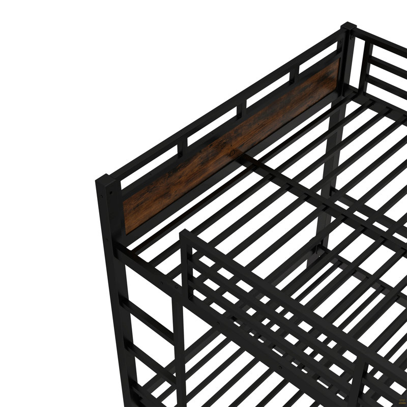 Queen Over Queen Metal Bunk Bed/Metal Loft Bed And Metal Platform Beds, Queen