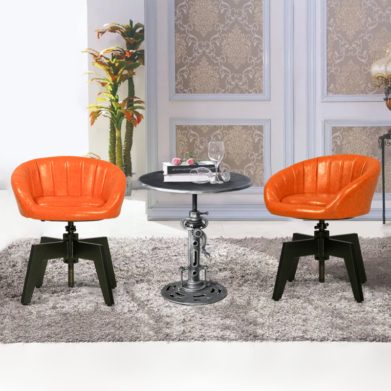 Juyoung Iron Top End Table, Silver
