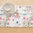 Table Runner, 100% Cotton, 16X108", Cranes & Pink Flowers-852747886