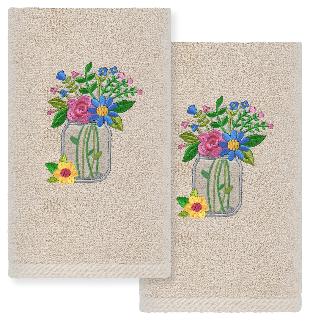 Turkish Cotton Hand Towel (Set of 2) Linum Home Textiles 