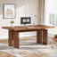 Bureau de direction en bois 63 pouces, bureau d'ordinateur moderne Mid-Century