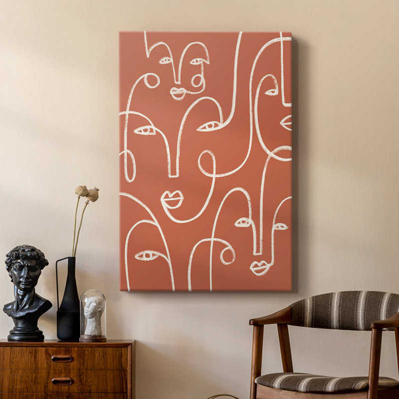 Connected Expressions I -Custom Wrapped Gallery Cavas