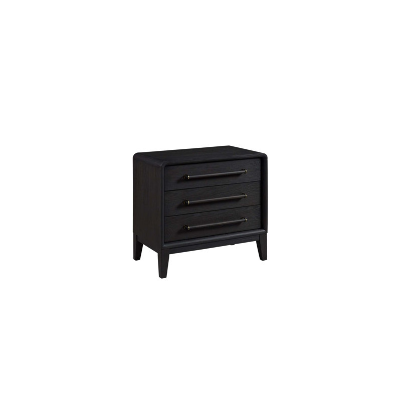 Table de chevet 3 tiroirs avec port USB