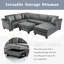 Canapé modulaire en chenille avec repose-pieds Roomfitter-774254417