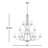 Essence 12-Light Dimmable Metal Tiered Chandelier with Glass Shades-229697600-229697601-229659562