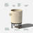 Plastic-Concrete Round Planter with Stand-1160468264