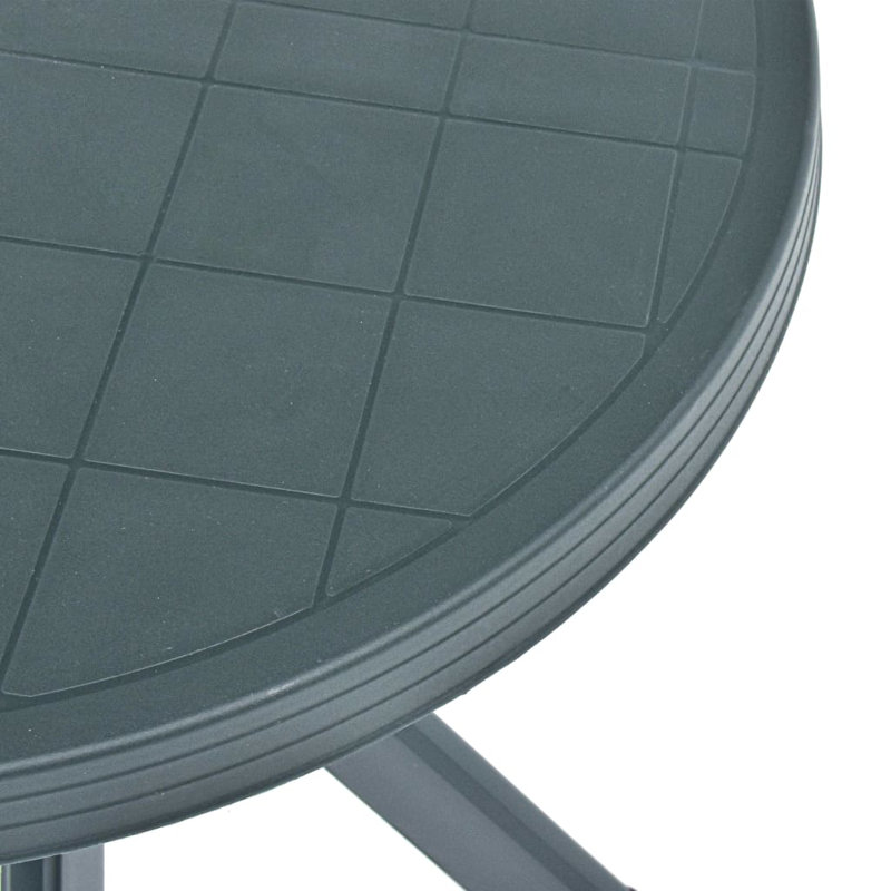Ioan Round Outdoor Bistro Table , 70cm cm W 70cm cm D, Green