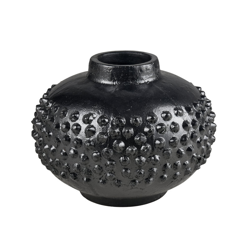 Vase Dorus - Noir moyen, Noir