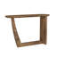 Console ovale en bois de manguier massif
