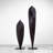 Black Free Form Solid Wood+Iron Decorative Object-128966745