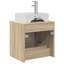 Single Bathroom Vanity with Ceramic Basin-666500703