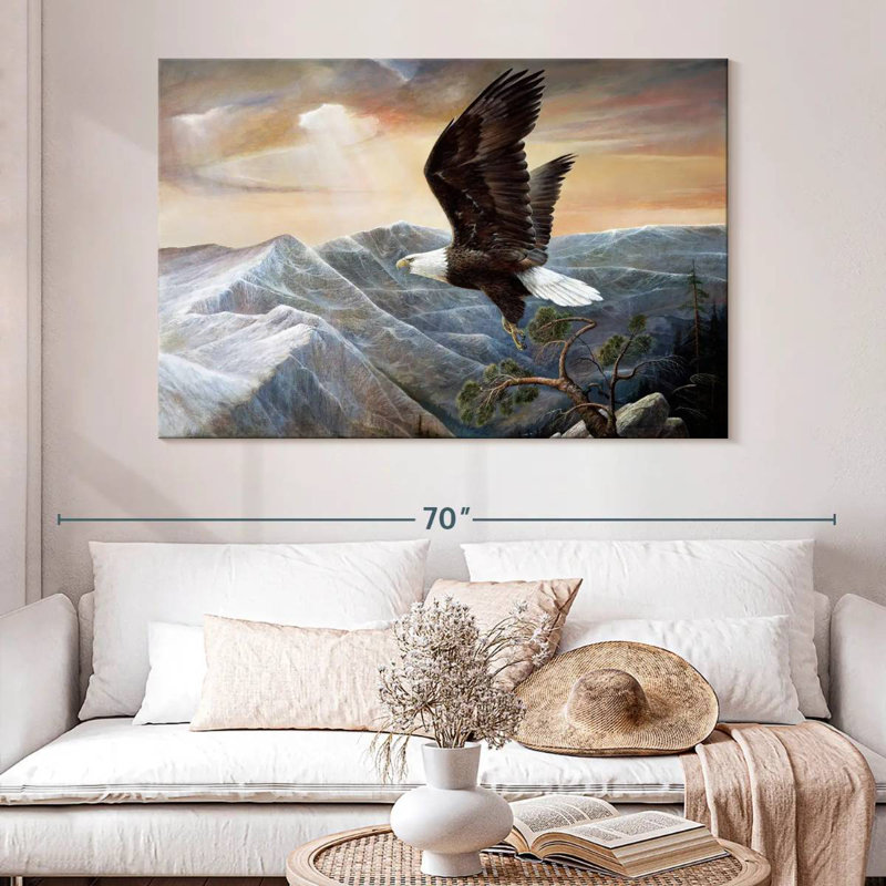 Brampt Eagle's Lair, 34" H x 51" W