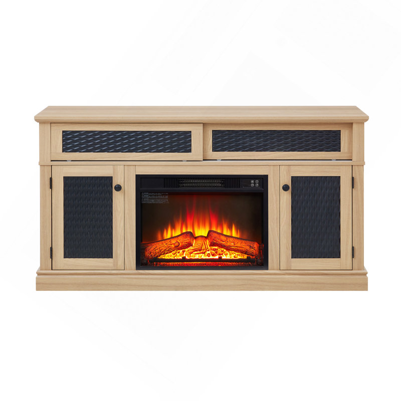 Charming TV Stand With Ample Storage For A Cozy And Organized Living Space, Oak, Yes