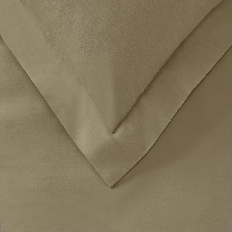 Satin Fitted Sheet, Super King (6'), Mocha