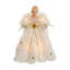 9.5'' Handmade Fabric Lighted Tree Topper