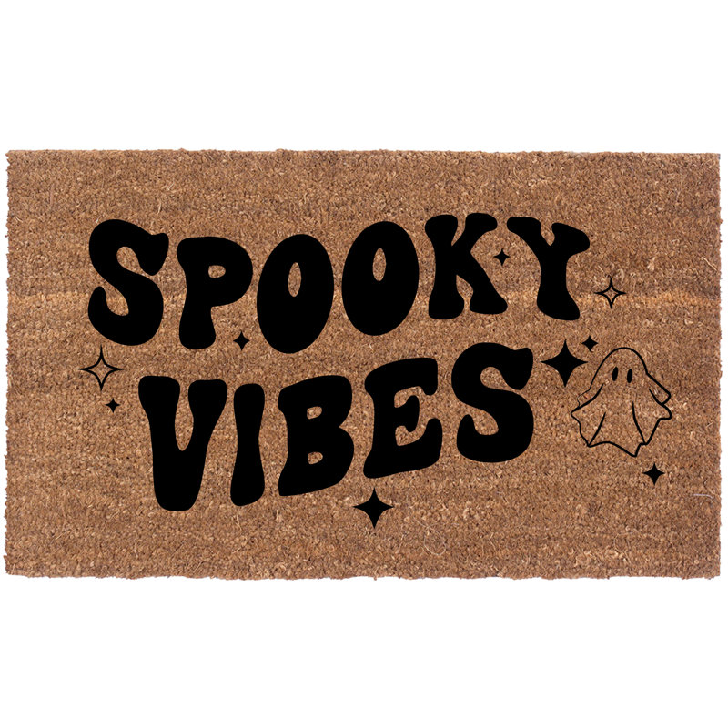 Dinaso Non-Slip Halloween Outdoor Doormat, 18" W x 30" L