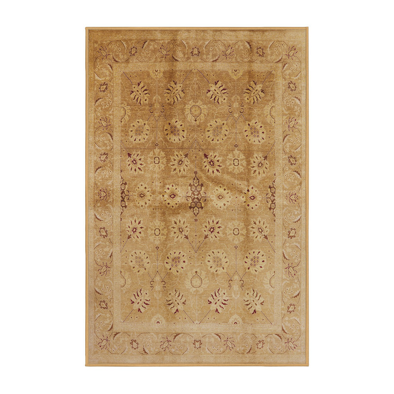 Tapis brun ivoire Gamsaragan, Rectangle 8 pi x 12 pi