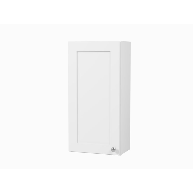  Disar 15" Bathroom Wall Cabinet Left, White