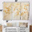 Golden Minimalisme Bamboo Moment - Ensemble de décorations murales en bambou-107739401-107739403