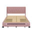 Lit plateforme tapissier grand avec 3 tiroirs-2960587