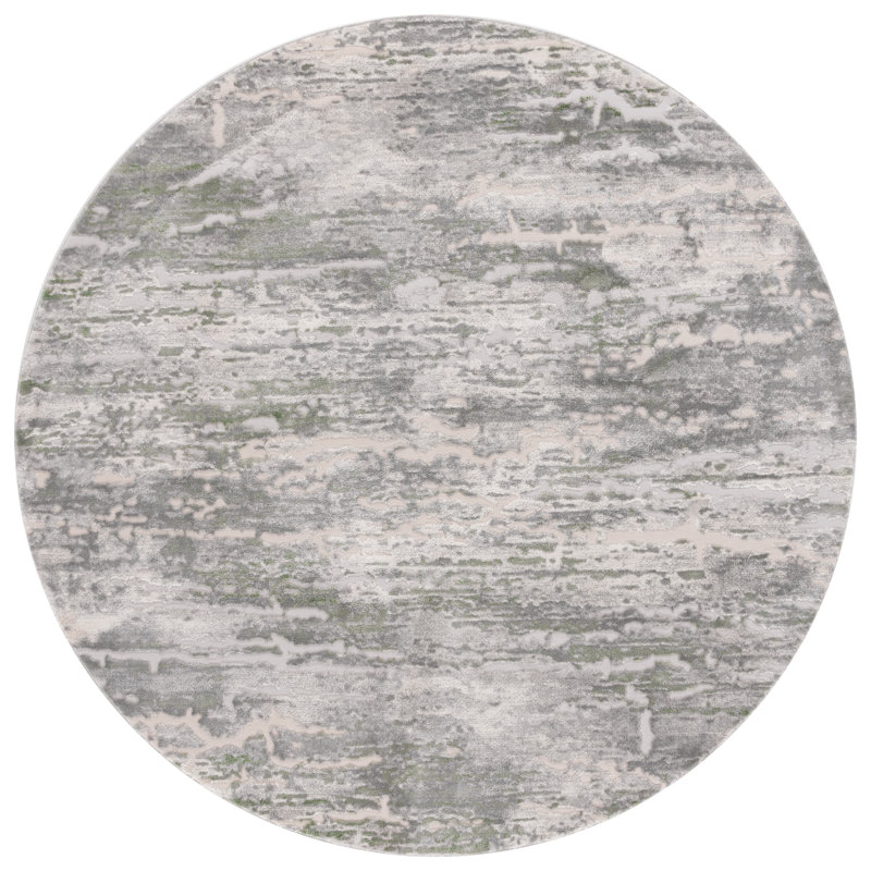 Bobbye Performance Abstract Rug, Round 6'7"