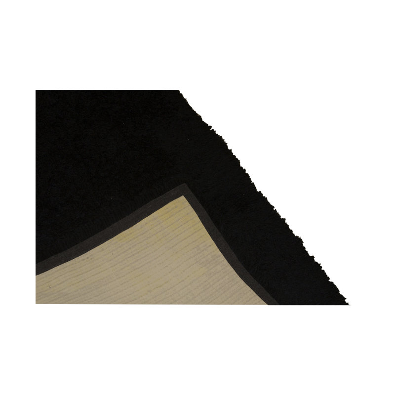 Tapis noir de haute qualité noué à la main