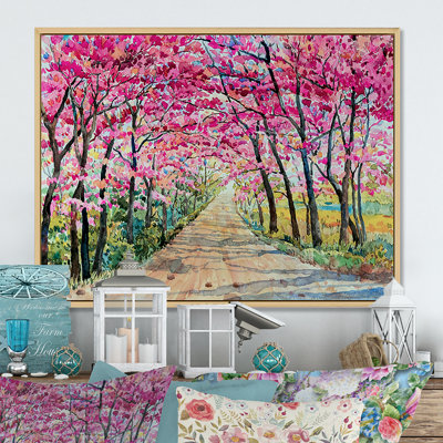 " Path To The Enchanted Pink Forest "