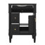 Ensemble de meuble-lavabo 24 po avec lavabo en céramique, ensemble de meuble-lavabo autoportant avec tiroir rabattable, 2 tiroirs et tablette réglable-642793447-642793444
