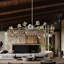 Lustre en cristal 18 lumières Burness-108834361