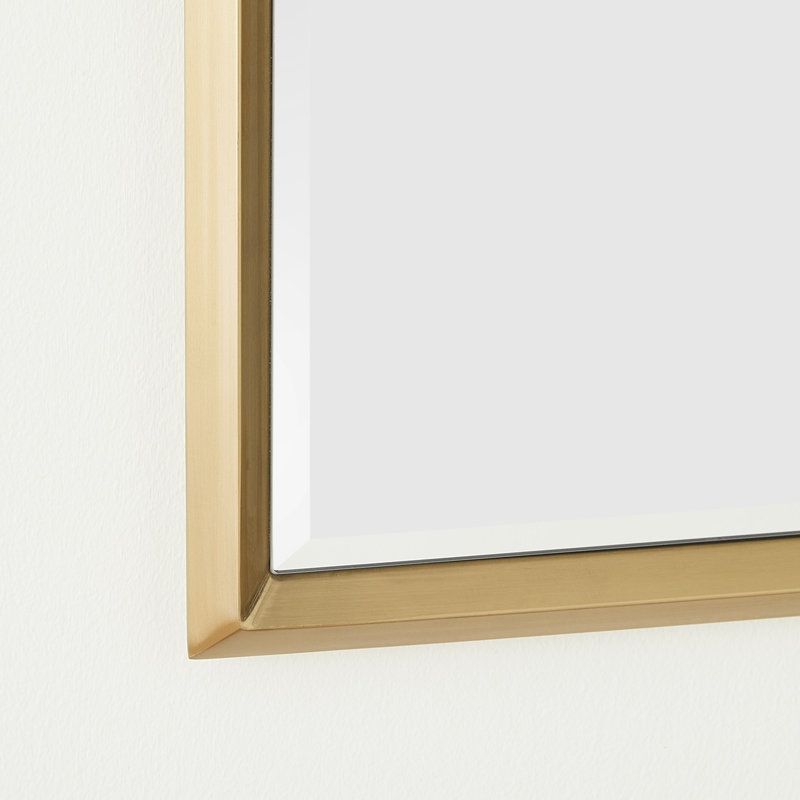 Rectangle Stainless Steel Mirror, 48" x 36"