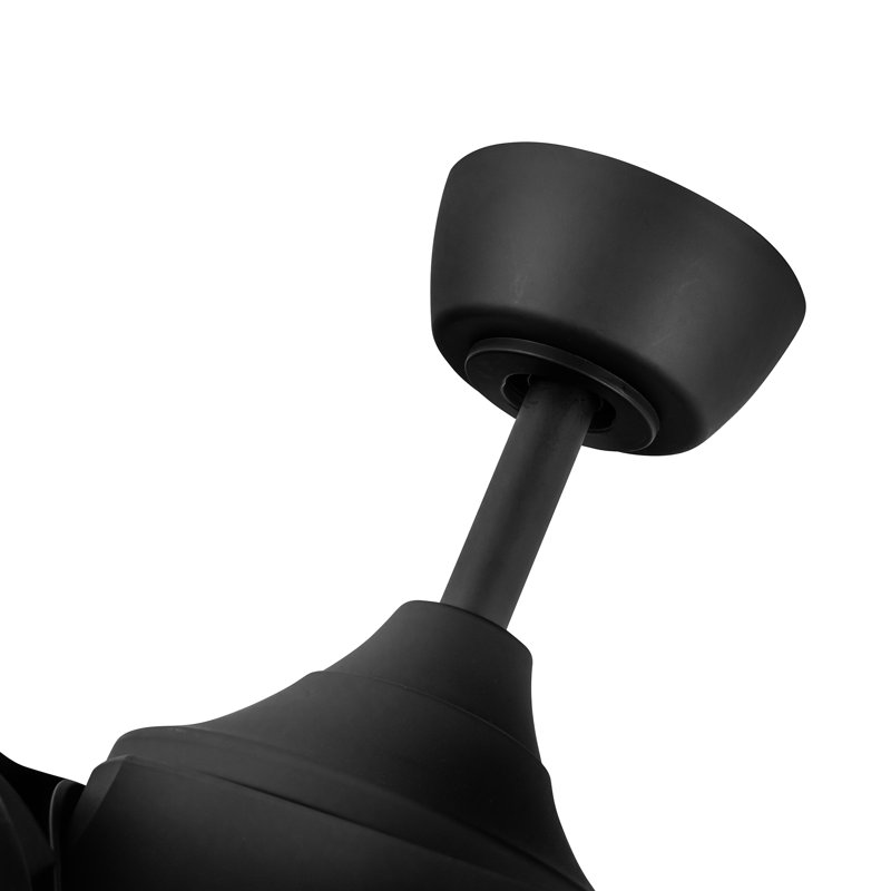 Coronado Smart LED Downrod Ceiling Fan, Matte Black