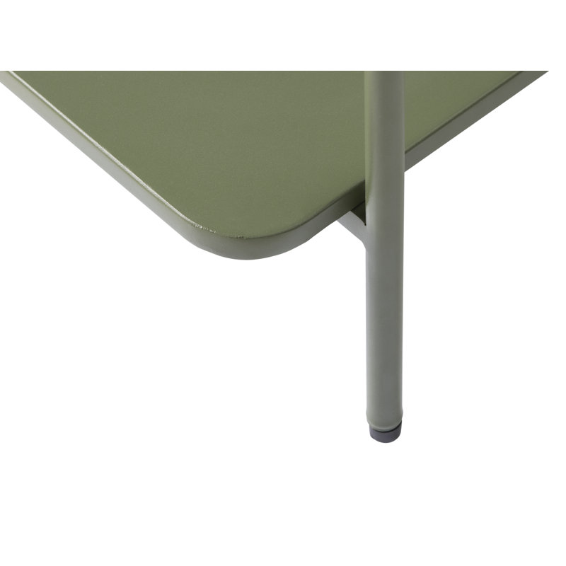 Teige Coffee Table with Storage, Olive green