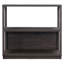 Grande bibliothèque rectangulaire à 2 niveaux en bois d'aulne H 33 po Thalia-1924060479