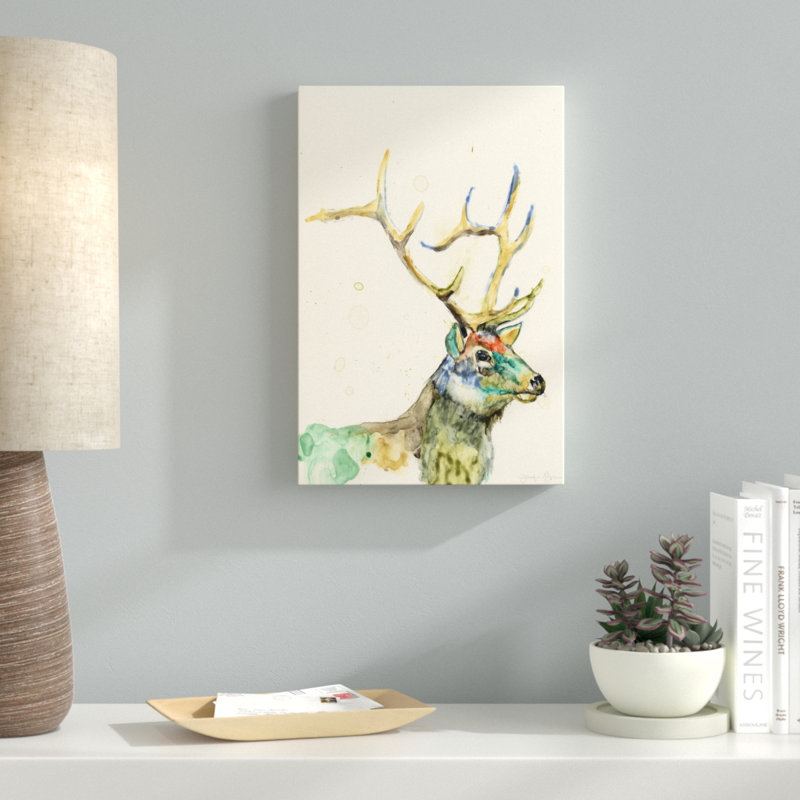 Hi Fi Wildlife III - Wrapped Canvas Print, 114 cm H x 76 cm W x 4 cm D