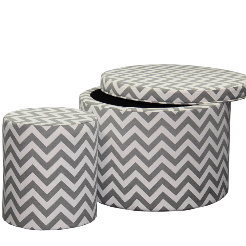 17,56 po de hauteur. Rangement gris pour la maîtrise des sièges. Motif. Rangement 19,5 po x 19,5 po x 15 po. 97% mousse, 3% tissu. Coussin de siège 23 po x 23 po x 2,35 po