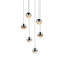 Luminaire suspendu grappe à 6 lumières DEL Grapes®-14262540-14262542-87058778