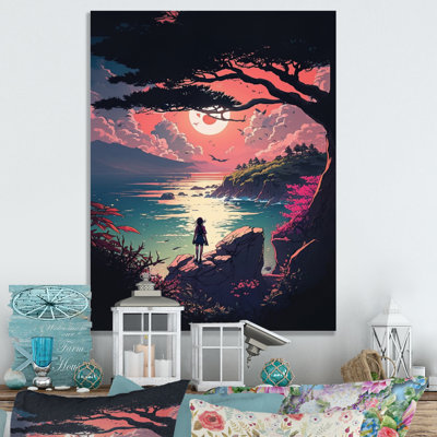 «Road to the Sunset VI», reproduction sur toile