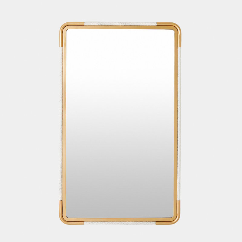 Seagrass Rope Rectangle Iron Mirror