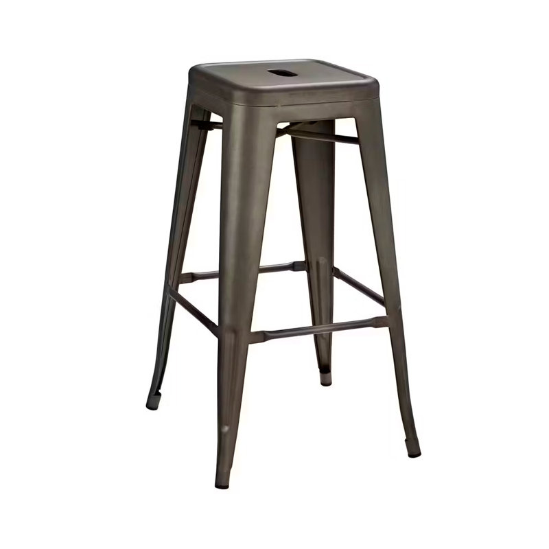 Tabouret de comptoir 26 po Isavella, Gris foncé