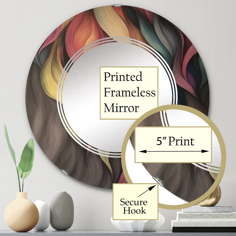 Miroir mural Zenoba, 24 po x 24 po